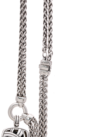 Double Wheat Chain with Albion Enhancer Necklace