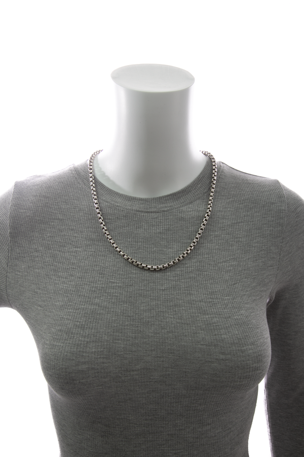 David Yurman Men's Box Chain 4.8mm Necklace - Couture USA