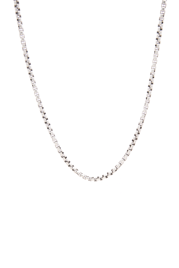 David Yurman ボックスチェーン ネックレス 22inch Men's David Yurman Box Chain Necklace | Sterling Silver