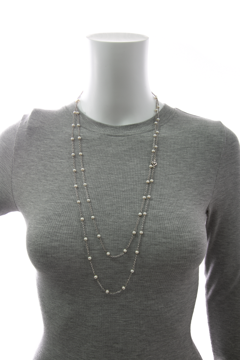 Pearl Station Necklace