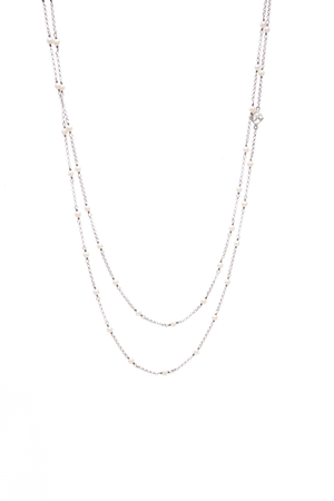 Pearl Station Necklace