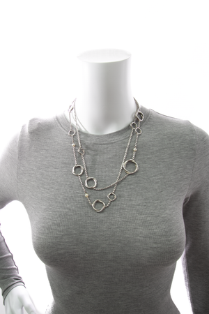 Infinity Long Station Necklace