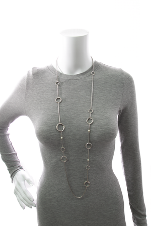 Infinity Long Station Necklace