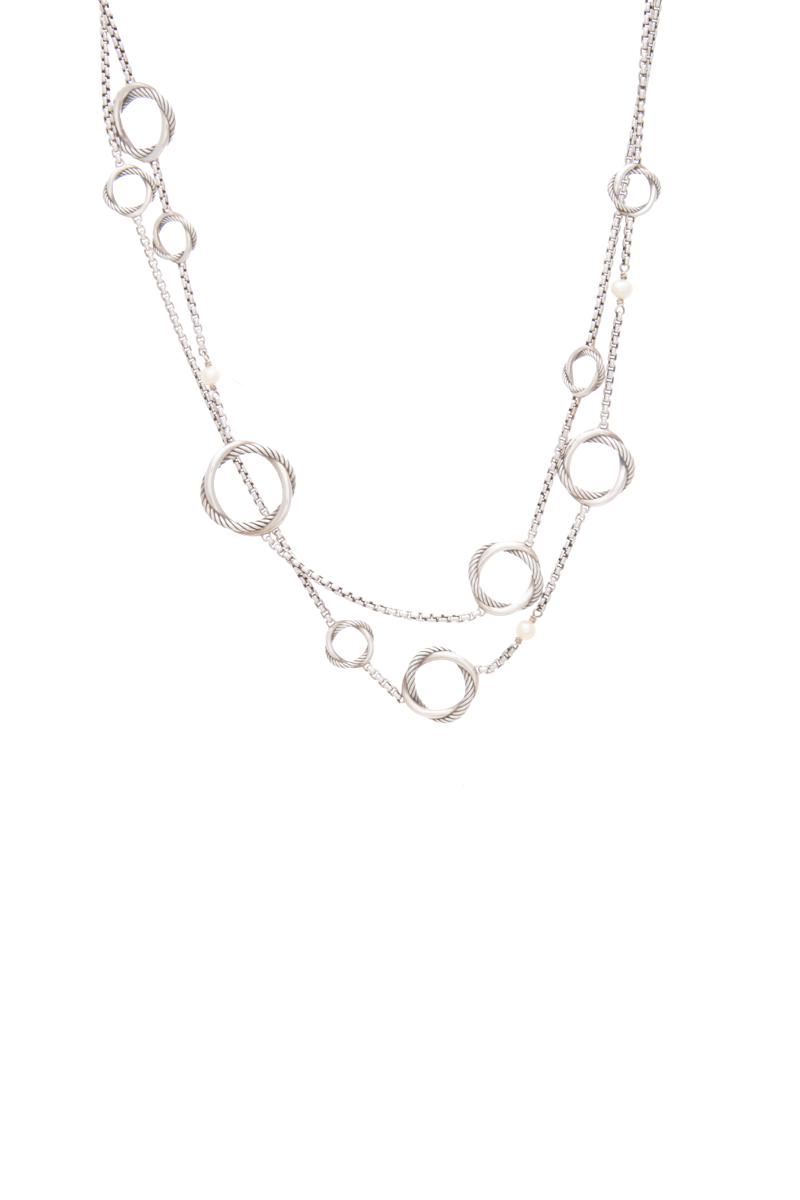Infinity Long Station Necklace