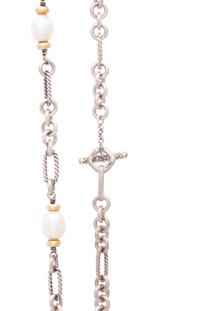Figaro Pearl Chain Necklace