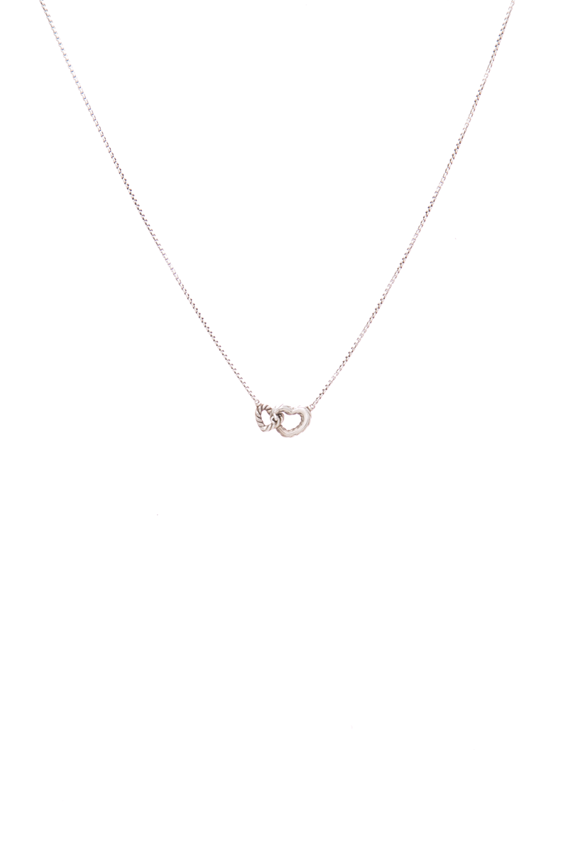 Cable Collectibles Interlocking Heart Necklace