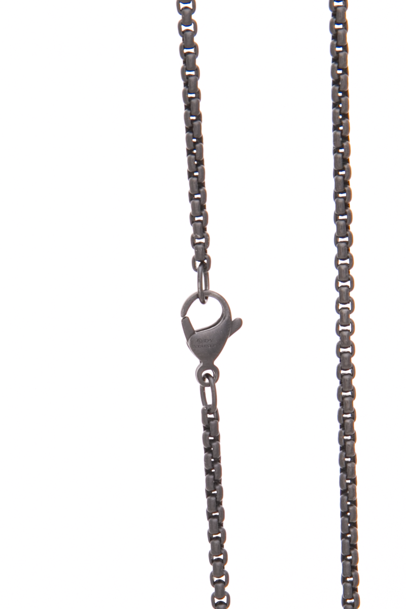 Men's Meteorite Dog Tag Necklace