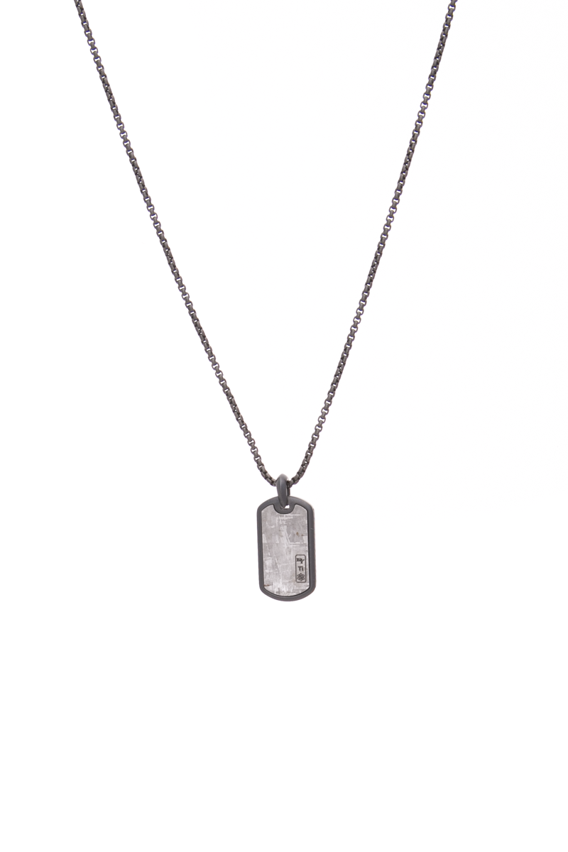David-Yurman-Men's-Meteorite-Dog-Tag- Necklace-299083