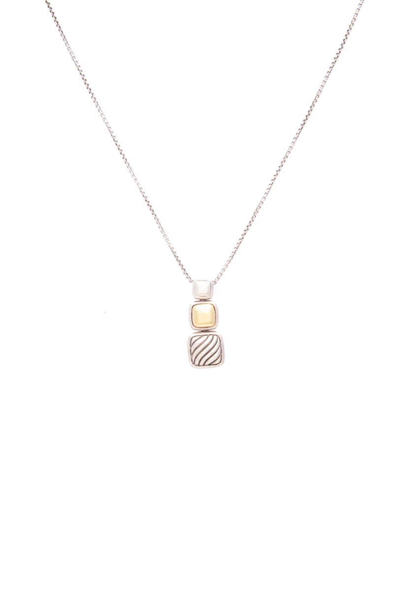 David-Yurman-Chiclet-Cable-Triple-Drop-Necklace-300297