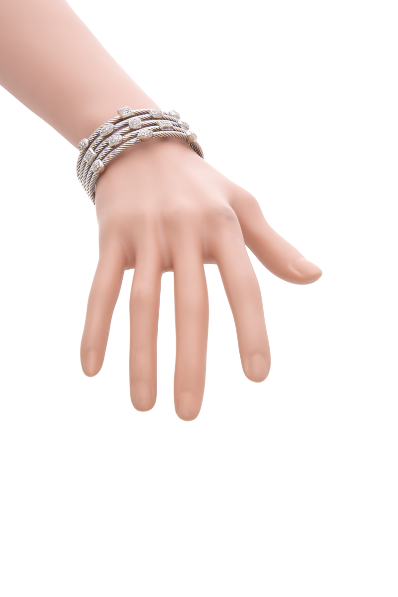 Confetti 5 Row Cuff Bracelet