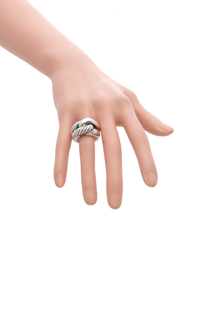 Cable Infinity Knot Ring - Size 8
