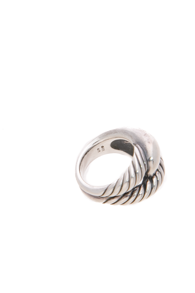 Cable Infinity Knot Ring - Size 8