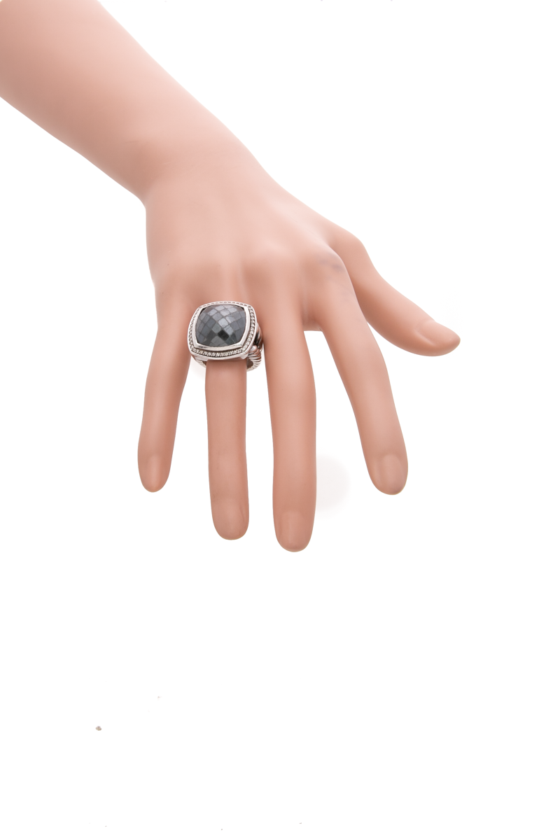 Albion Hematite Ring - Size 5.5