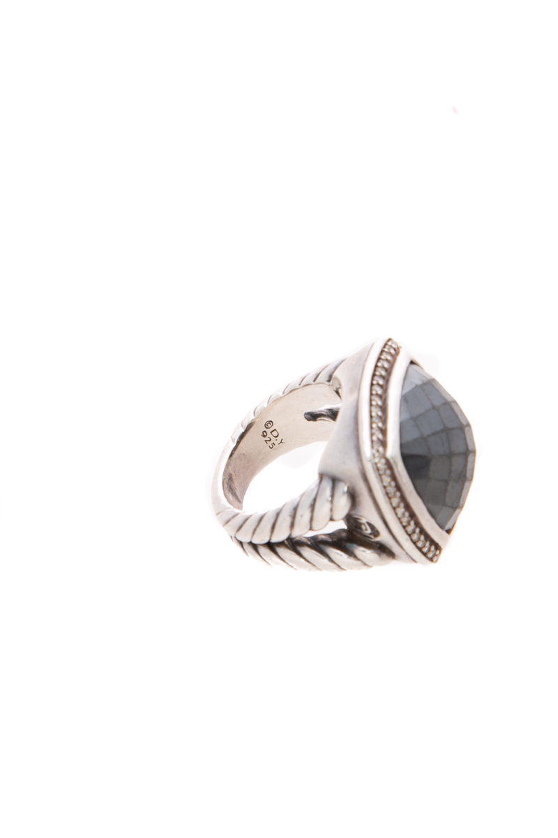 Albion Hematite Ring - Size 5.5