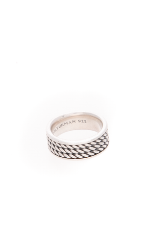 Men's Cable Band Ring - Size 8