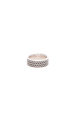 Men's Cable Band Ring - Size 8