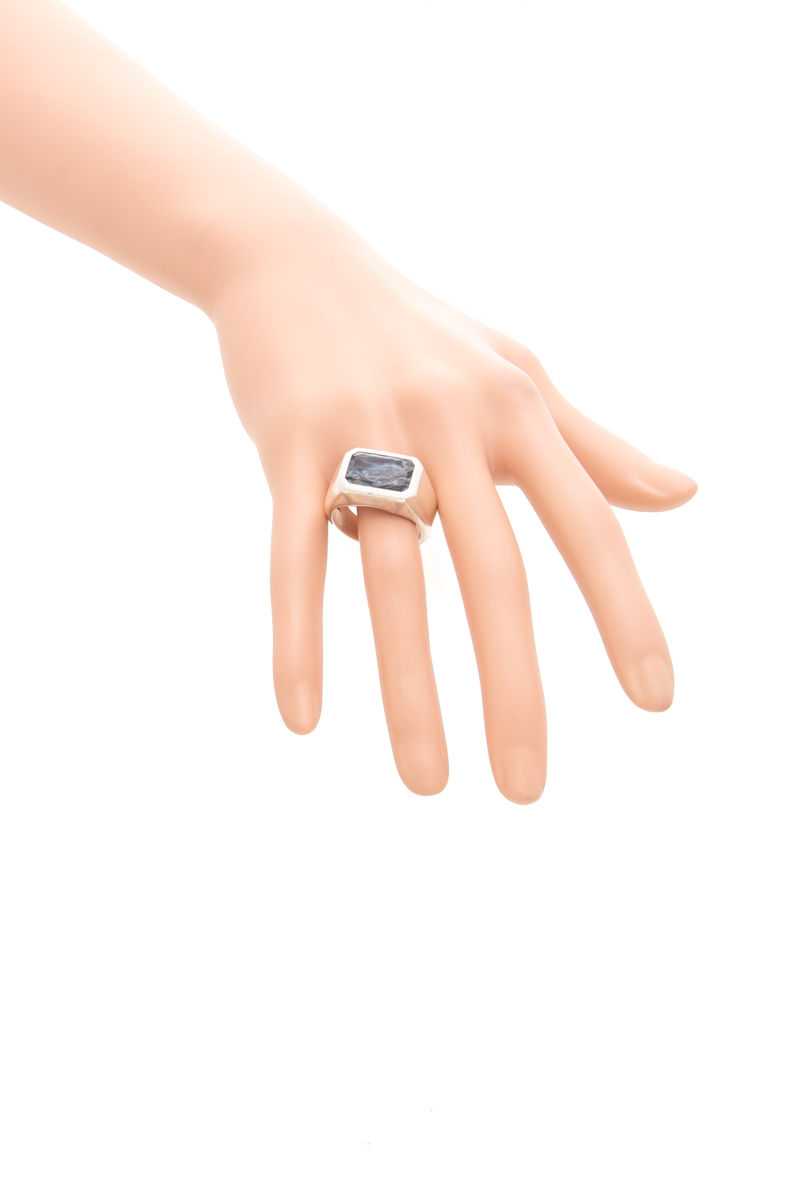 Men's Streamline Signet Ring - Size 10