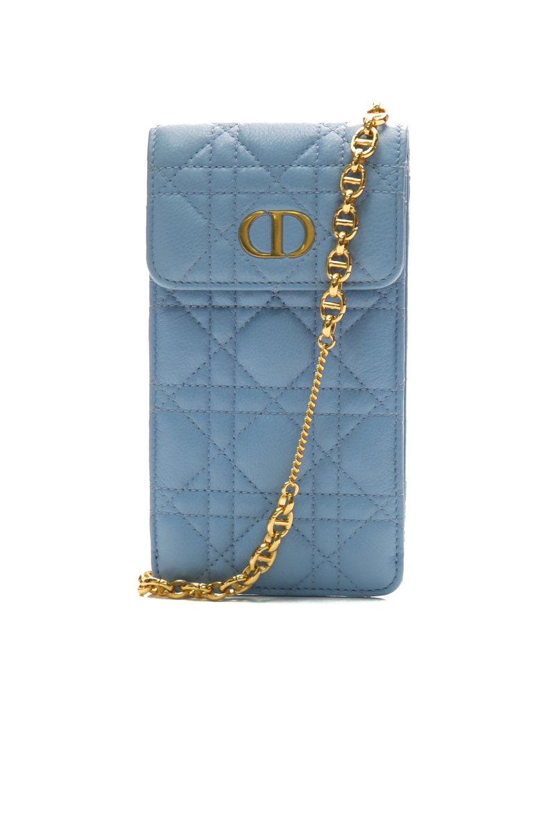 Christian-Dior-Caro-Phone-Holder-with- Chain-296376