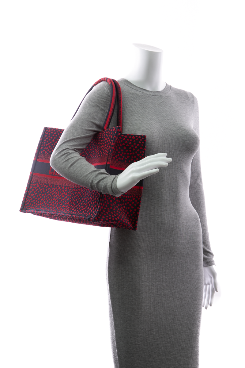 Pop Hearts Medium Book Tote Bag