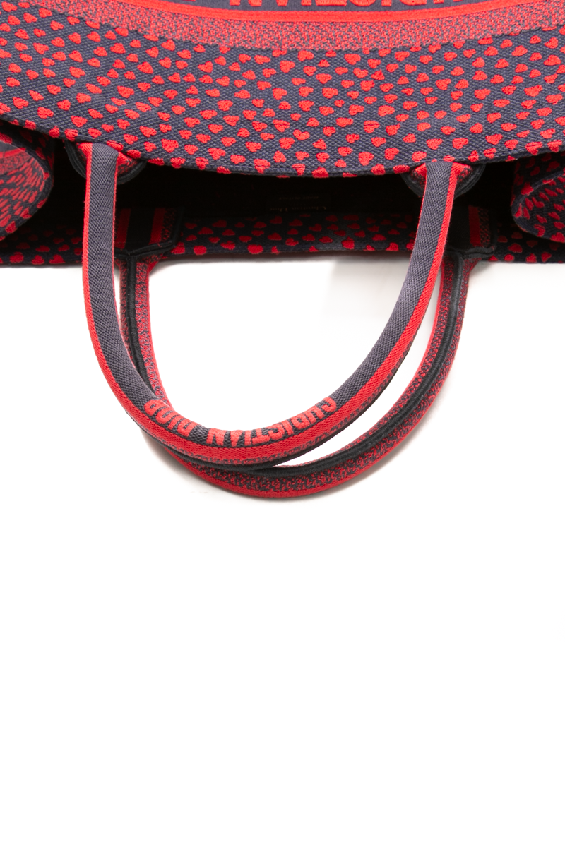 Pop Hearts Medium Book Tote Bag