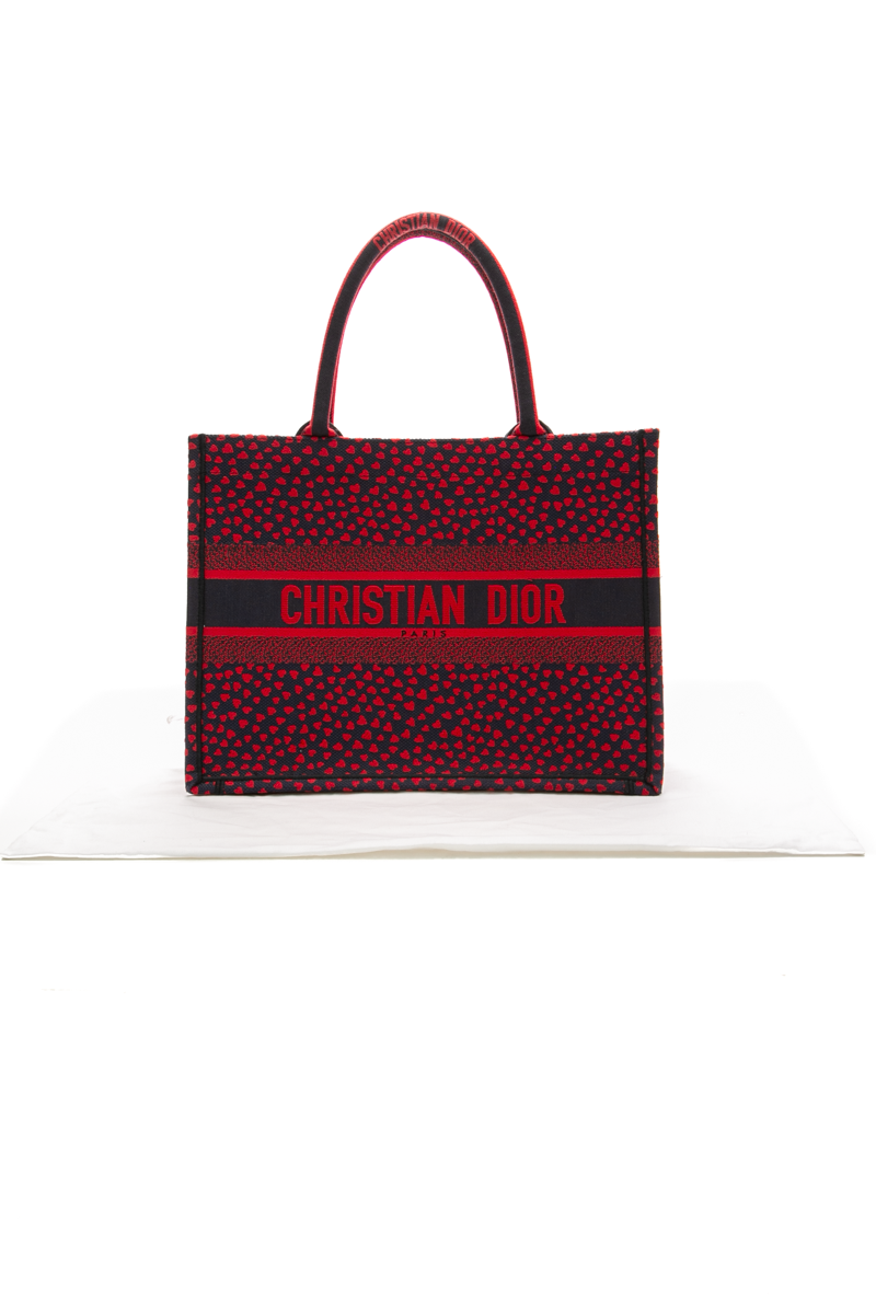 Pop Hearts Medium Book Tote Bag