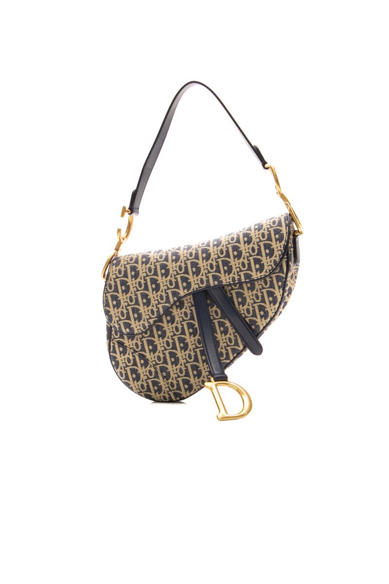 Christian-Dior-Raffia-Effect-Saddle-Bag-298742