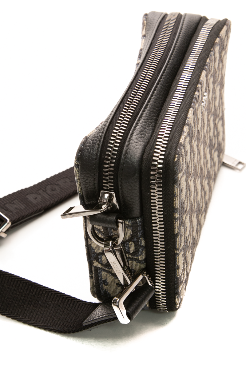 Zipped Pouch with Strap