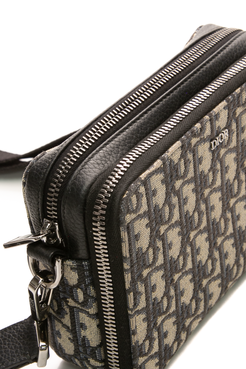 Zipped Pouch with Strap
