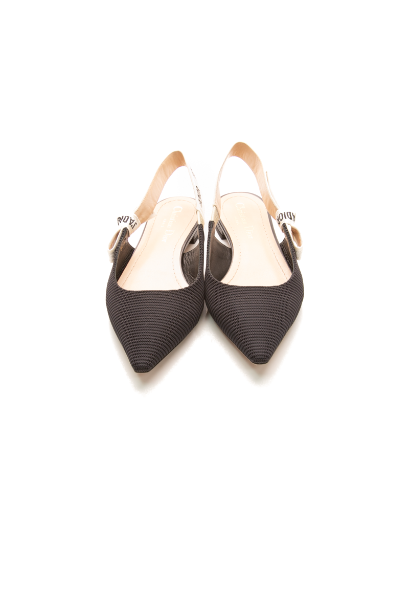 Christian-Dior-J'Adior-Slingback-Flats- Size-36.5-298914