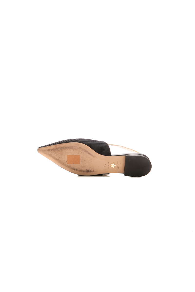 J'Adior Slingback Flats - Size 36.5