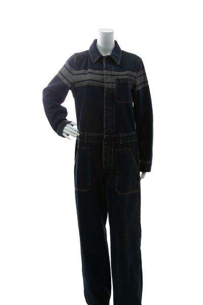 Christian Dior Denim Jumpsuit - Size 36 - Couture USA