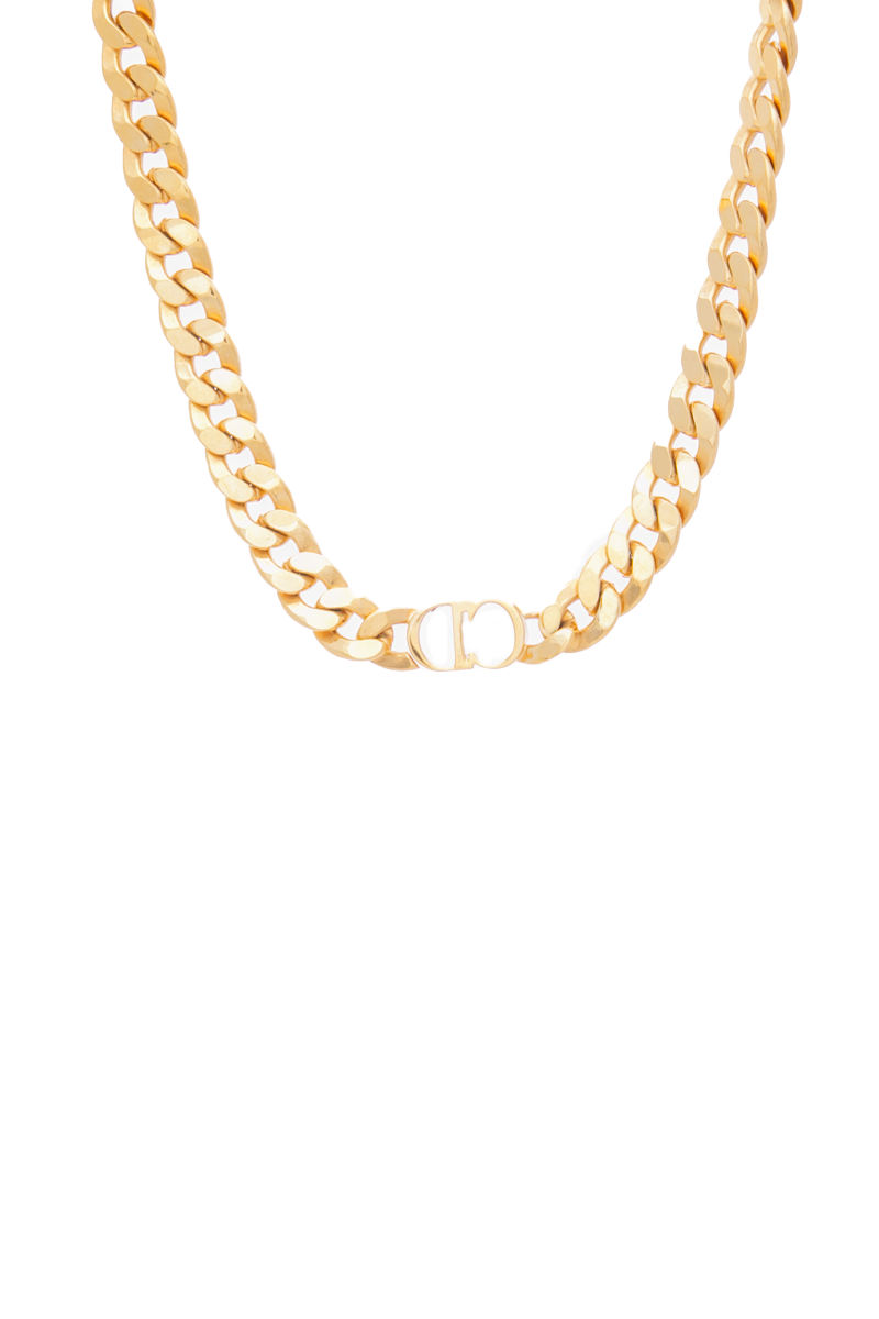 CD Chain Choker Necklace