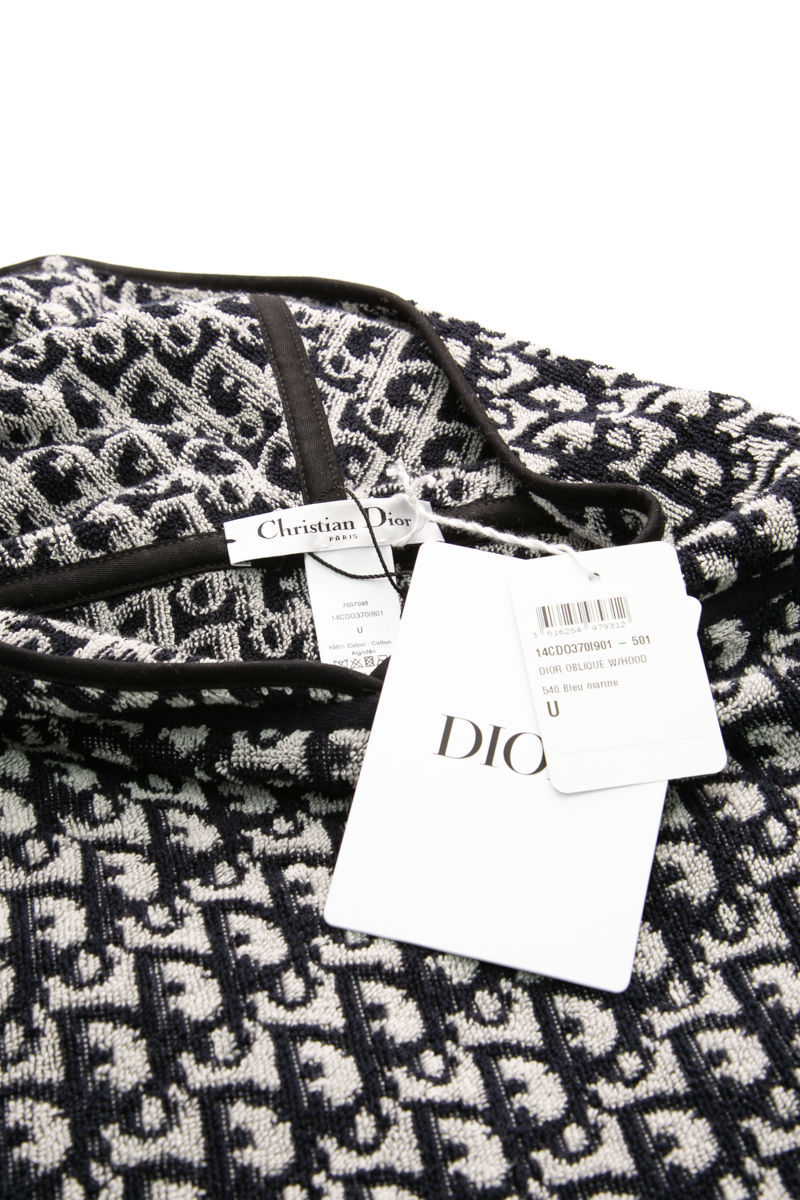 Oblique Hooded Poncho