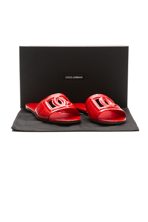 Cutout Slides Sandals - Size 39