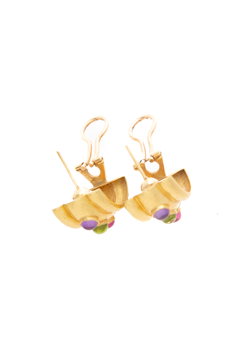 Tutti Frutti Wide Hoop Earrings