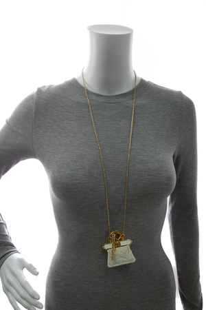 Fendiroma Peekaboo Key Ring Bag Charm