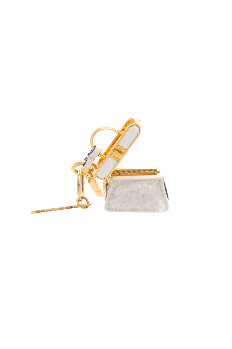 Fendiroma Peekaboo Key Ring Bag Charm