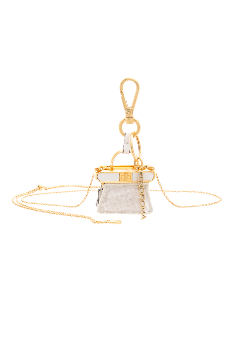 Fendiroma Peekaboo Key Ring Bag Charm