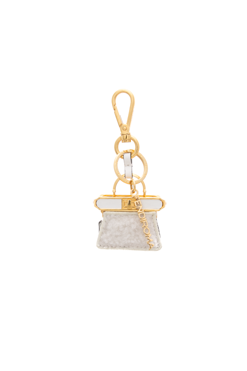 Fendi Fendiroma Peekaboo Key Ring Bag Charm - Couture USA