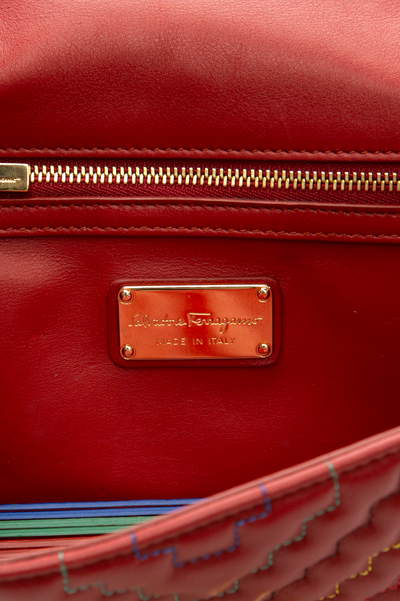 Zigzag Flap Bag