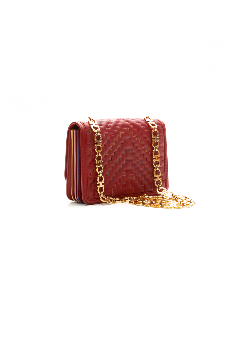 Zigzag Flap Bag