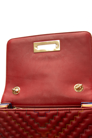 Zigzag Flap Bag