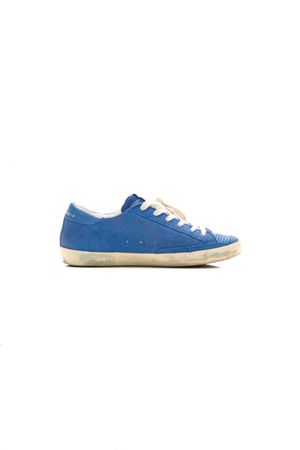 Lizard Embossed Super-Star Sneakers - Size 40