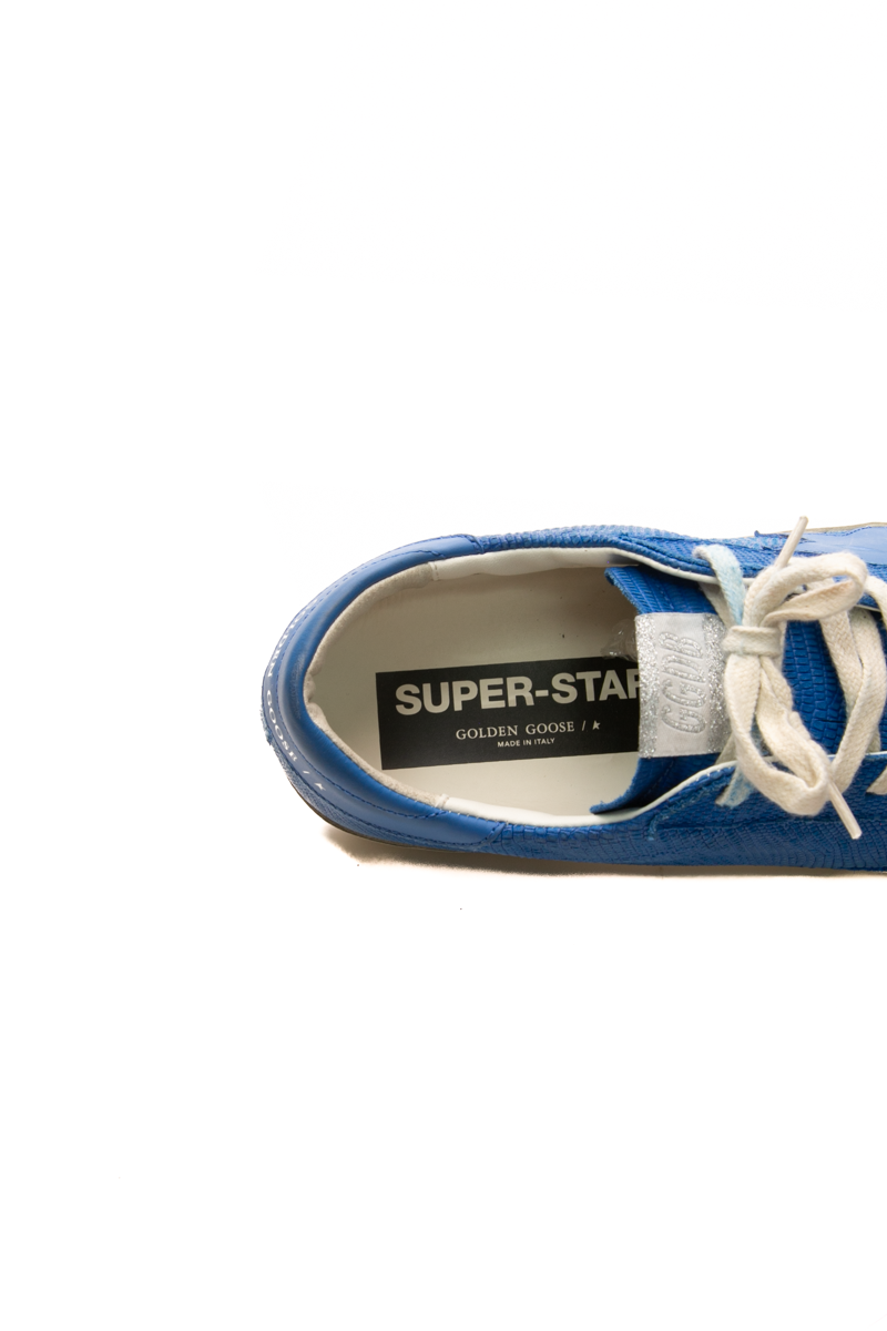 Lizard Embossed Super-Star Sneakers - Size 40