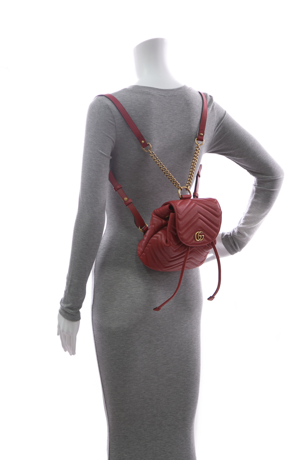 Gucci Marmont Drawstring Small Backpack - Couture USA display picture 1