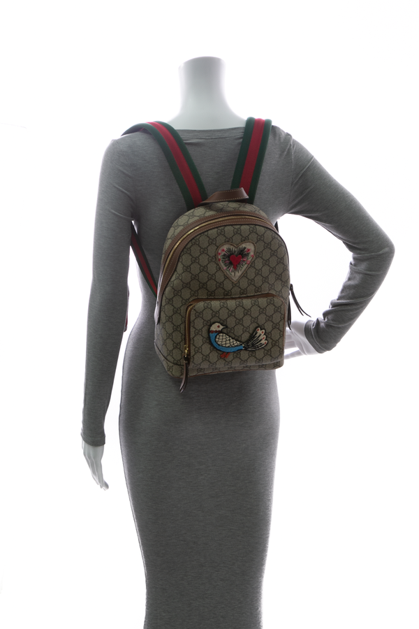 Gucci Embroidered Zip Backpack - Couture USA