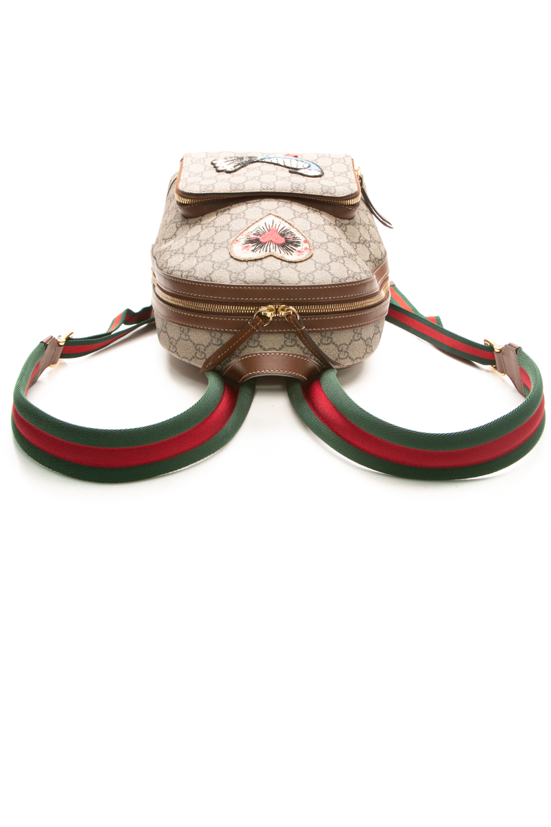 Embroidered Zip Backpack