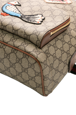 Embroidered Zip Backpack