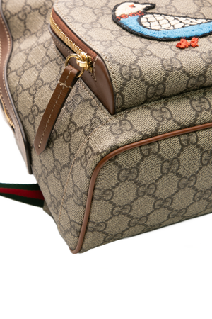 Embroidered Zip Backpack