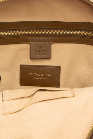 Embroidered Zip Backpack